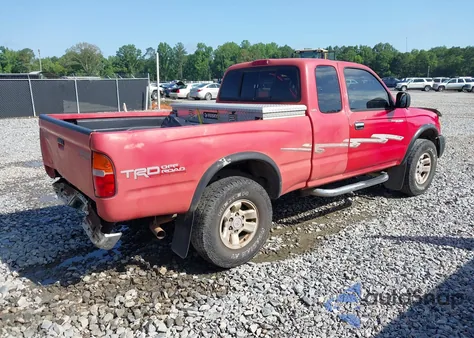 2000 Toyota Tacoma Prerunner V6 из США, поврежденный, VIN 4TASN92N3YZ631562